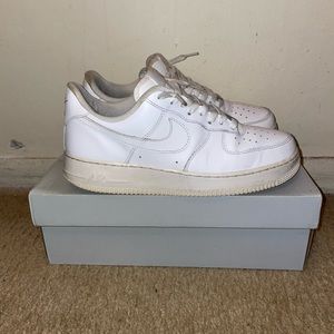 Nike white airforces